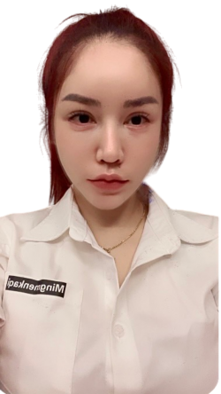 นางสาว จันทร์ธิมา แสงสุข  เจ้าหน้าที่ฝ่ายบุคคล และการตลาด